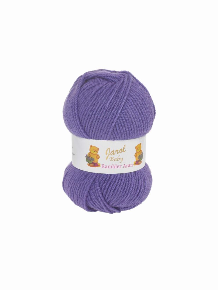 Woolcraft Jarol Rambler Baby Aran 100g Knitting Crochet Crafts Wisteria 4321