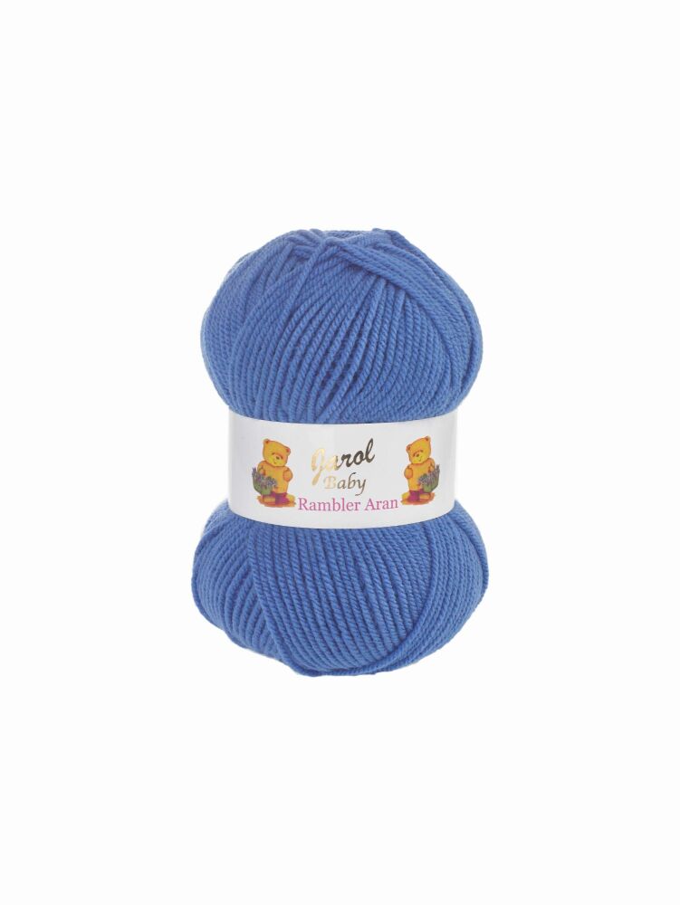 Woolcraft Jarol Rambler Baby Aran 100g Knitting Crochet Crafts Bluebell 4320