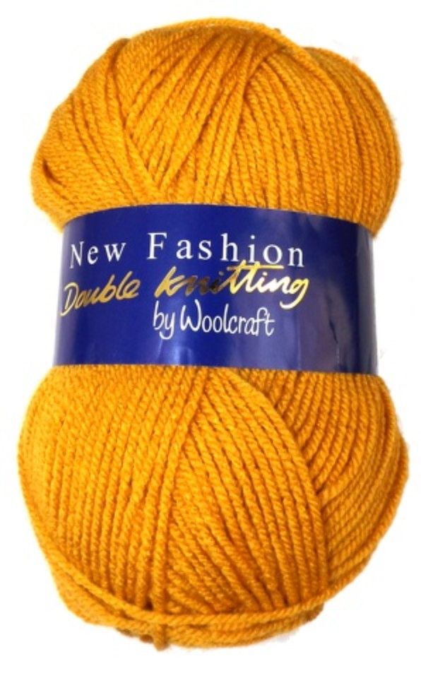 New Fashion Double Knit 100g Knitting Crochet Crafts Mustard 140