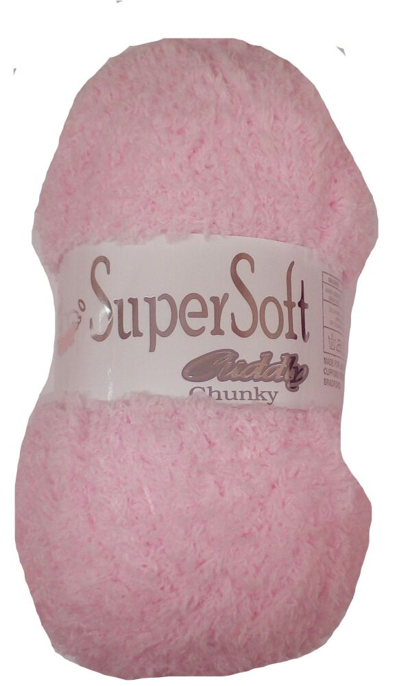Supersoft Cuddly Chunky Yarn 100g Knitting Crochet Crafts Pink 02