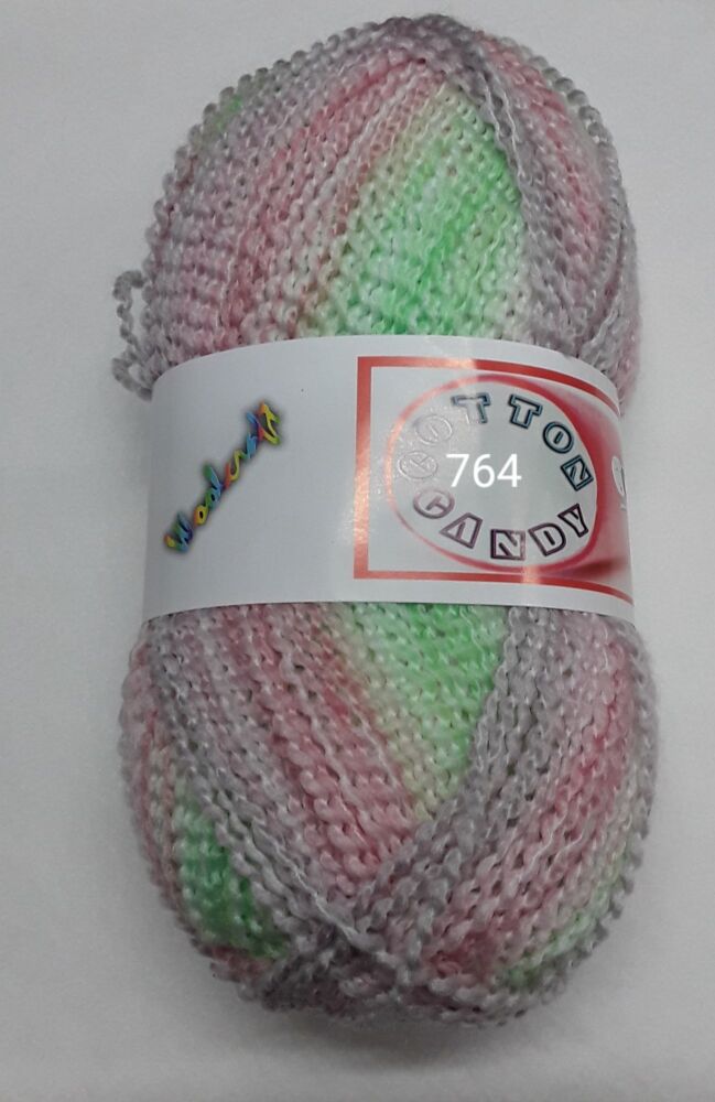 REDUCED TO CLEAR Cotton Candy Lightweight Chunky Yarn 100g 764 10 Balls