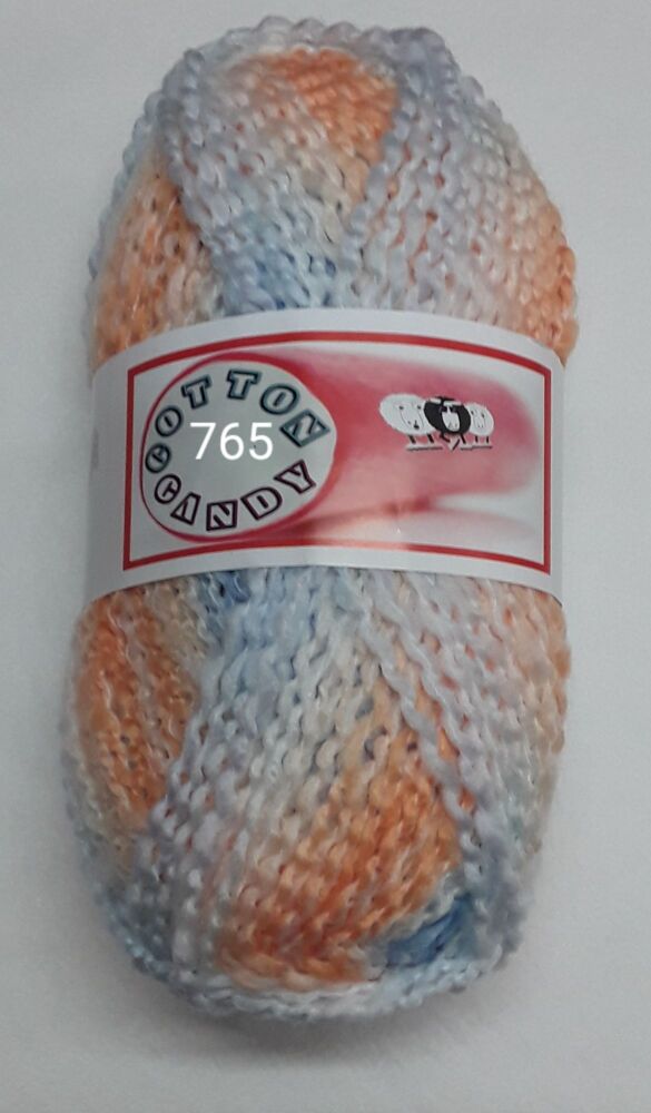 REDUCED TO CLEAR Cotton Candy Lightweight Chunky Yarn 100g 765