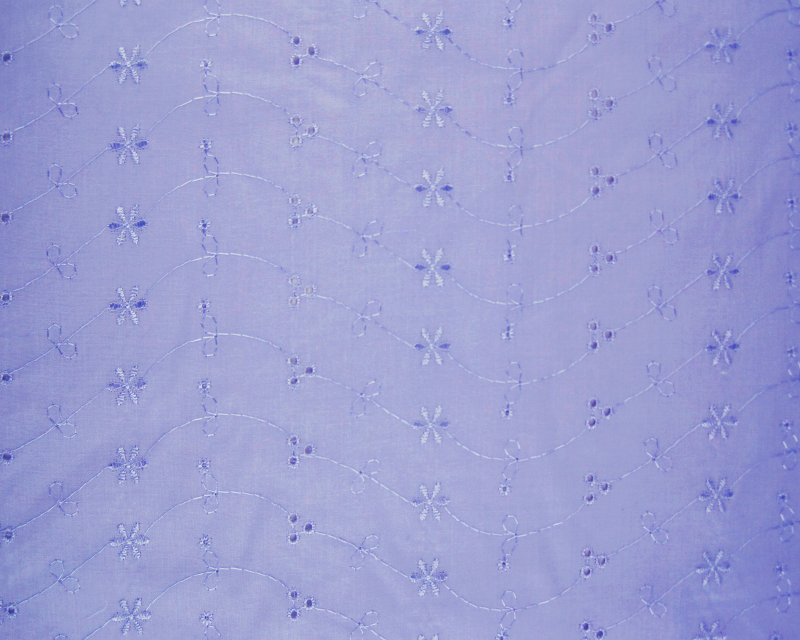 Clearance 3 Hole Broderie Anglaise P/C Fabric 112cm (44") Wide Fat Qtrs Lilac Peach or Cream