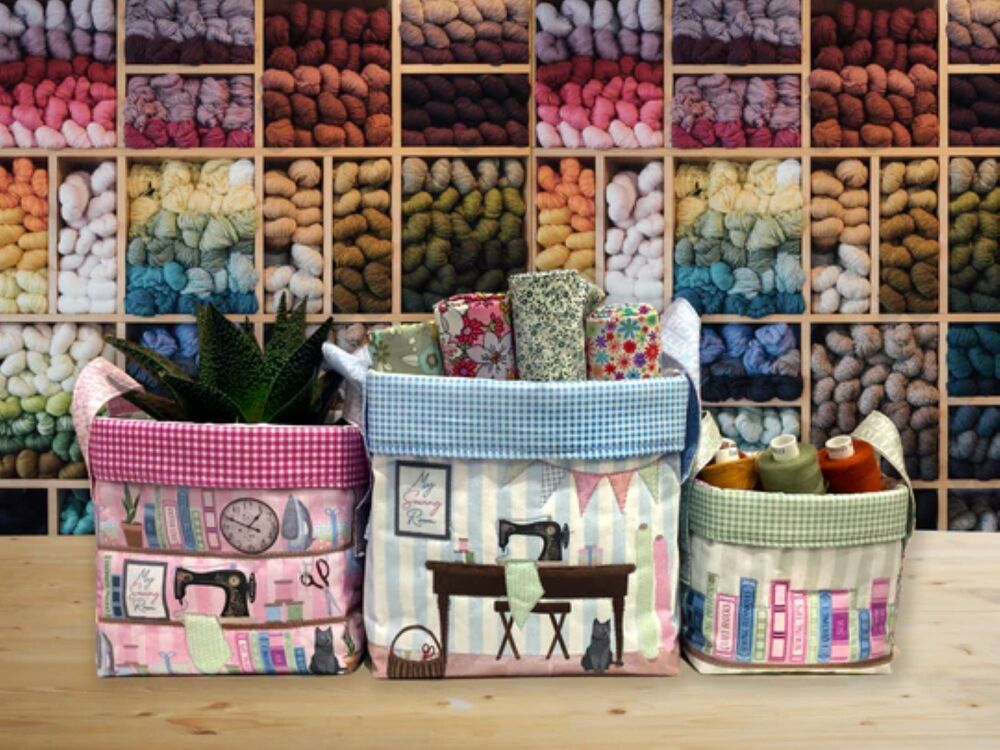 Sewing Kit Storage Trio by Amber Makes - Sewing Room