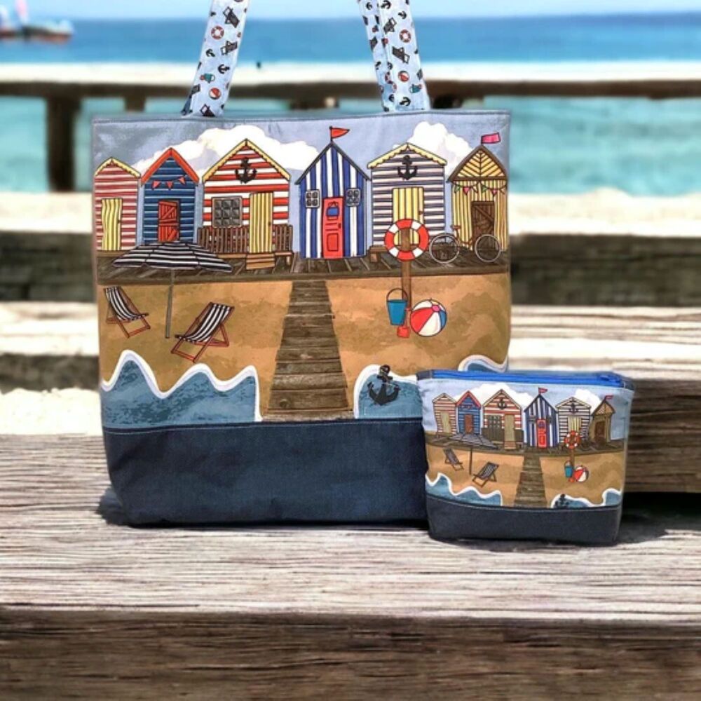 Bag Making Sewing Kit - The Totally Tote Bag - Beach Huts