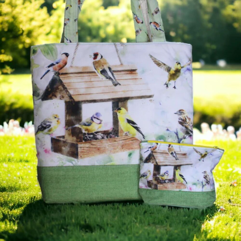 Bag Making Sewing Kit - The Totally Tote Bag - Garden Birds