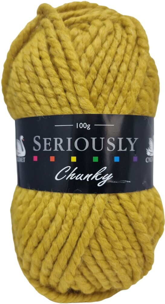 Seriously Chunky Yarn 100g  Barley 4884 Knitting Crochet Crafts