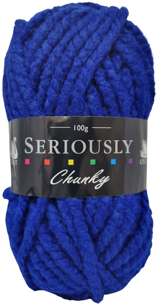 Seriously Chunky Yarn 100g Cornflower 708 Knitting Crochet Craft