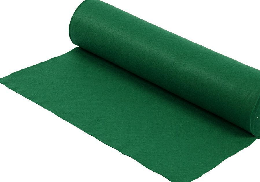 Felt Roll 1m x 45cm Acrylic - Emerald Green