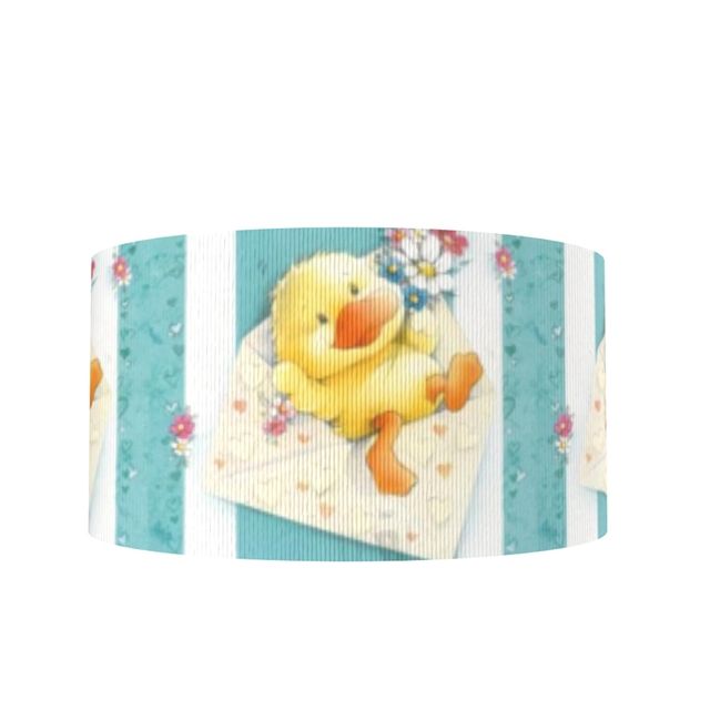 Duckling on a Cushion Grosgrain Ribbon 16/22/38mm Wide Sold per Metre