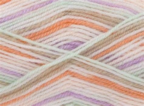 King Cole Candy Stripe 100g Double Knitting Yarn Lollipop 1656