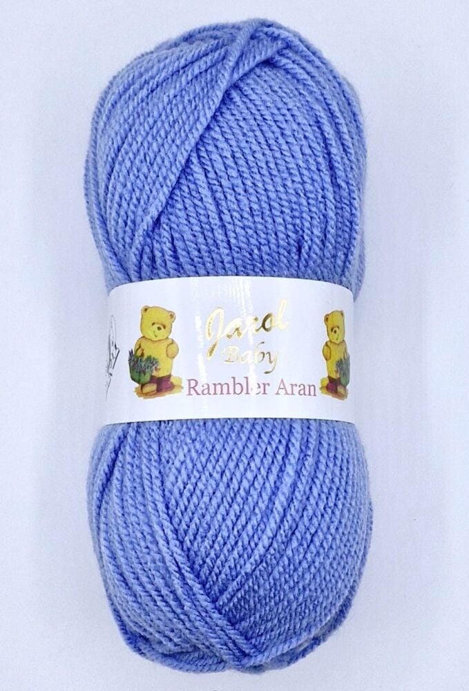 Woolcraft Jarol Rambler Baby Aran 100g Knitting Crochet Crafts Cornflower 4315