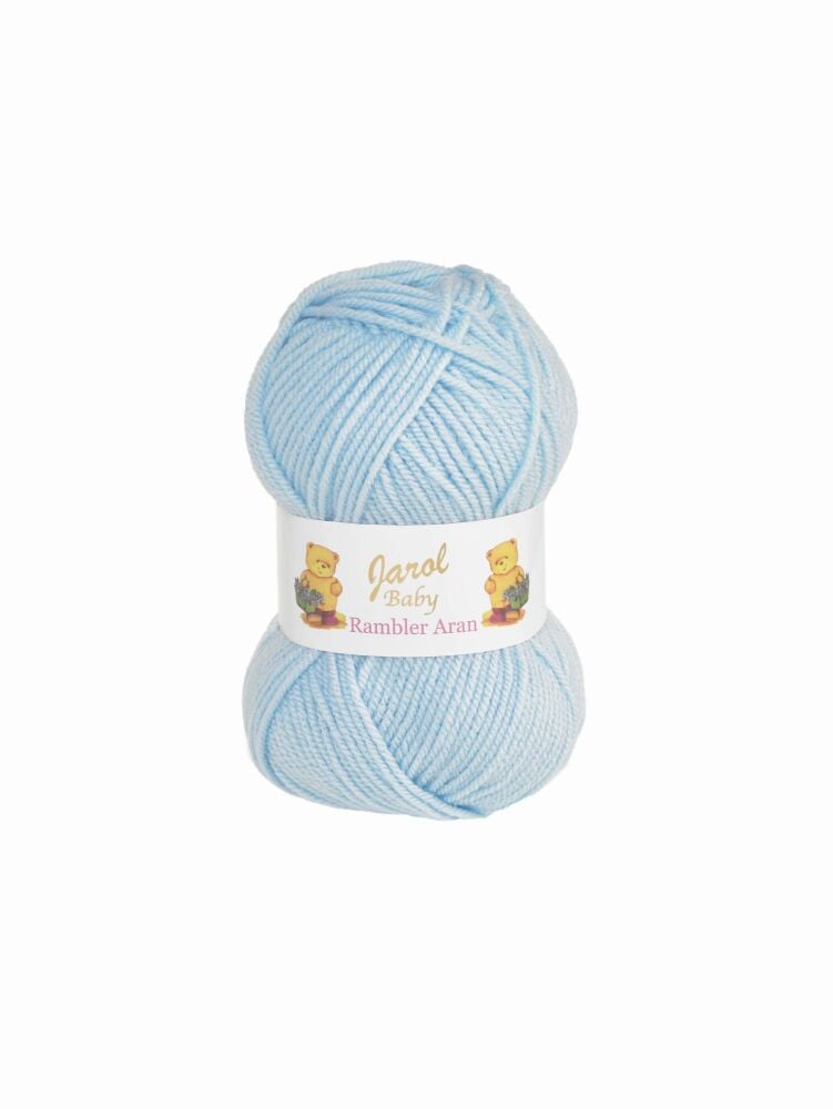 Woolcraft Jarol Rambler Baby Aran 100g Knitting Crochet Crafts Blue 4304