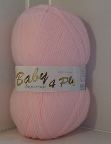 Supersoft 4 Ply Baby Yarn 100g Pink 1801 Knitting Crochet Crafts