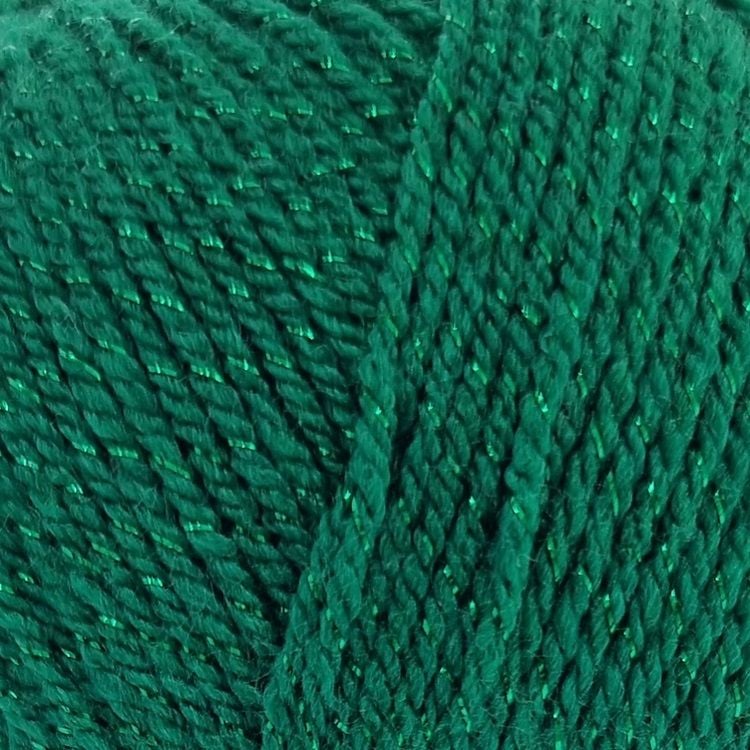 Glittery Double Knitting Yarn 100g Pine 119 Knitting Crochet Crafts