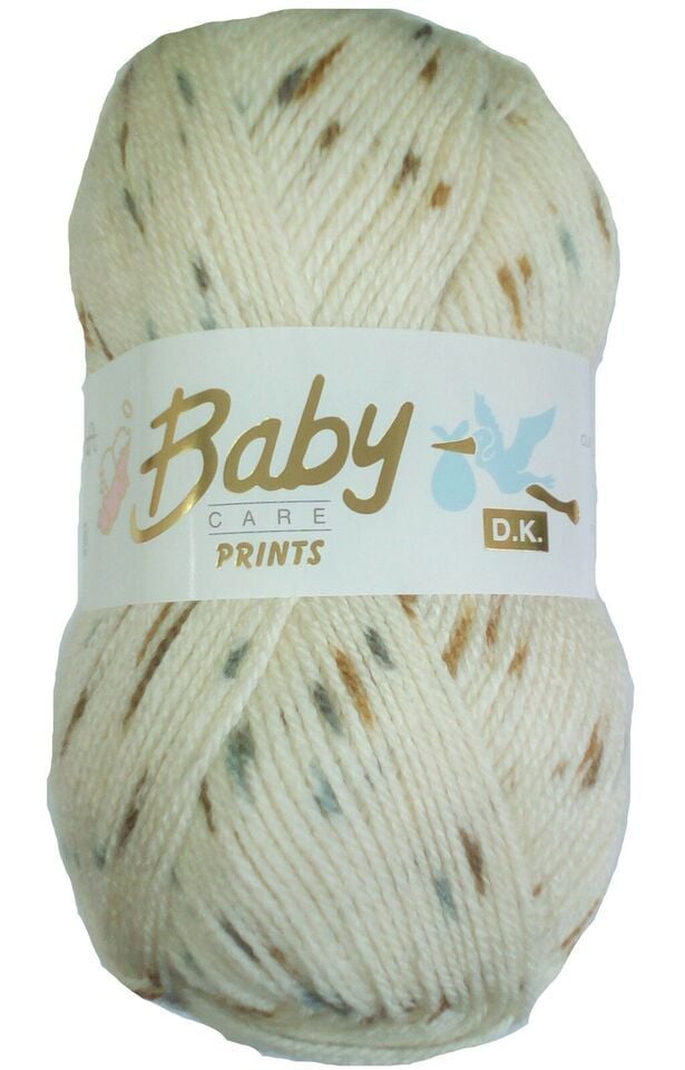 Baby Spot 100g Double Knitting Yarn 651 Brown and Grey