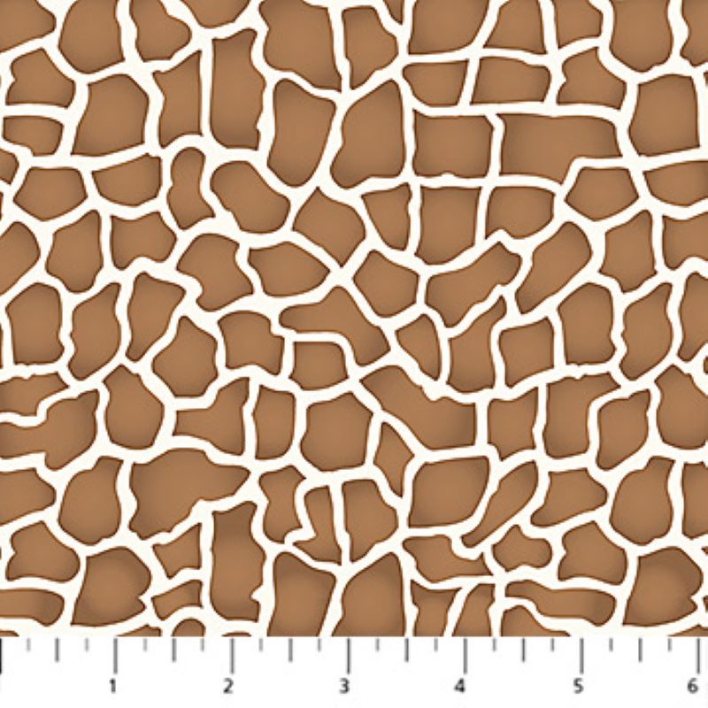 Wild One Giraffe Fabric 112cm (44") Wide by Stof Sold as FQ, 1/2 metre, 1 metre 27692-34