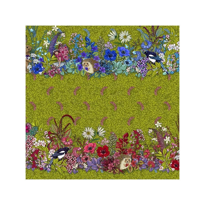 Language of Flowers Hedgerow by Odile Bailloeul PWOB100 112cm Wide FQ, 1/2m, 1m