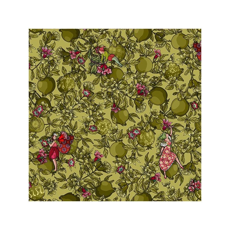 Language of Flowers Garden Secrets by Odile Bailloeul PWOB105 112cm Wide FQ, 1/2m, 1m