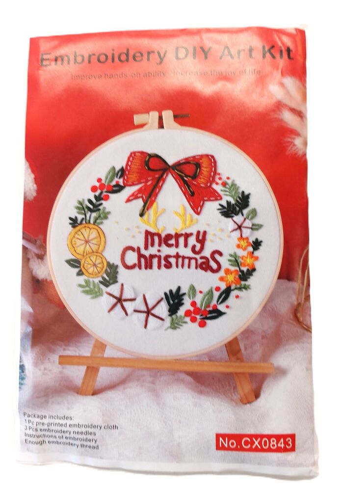 Embroidery Kit - Merry Christmas