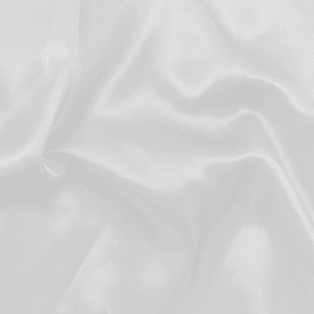 Luxury Silky Satin Dress Craft Fabric 150cm Wide 100% Polyester White