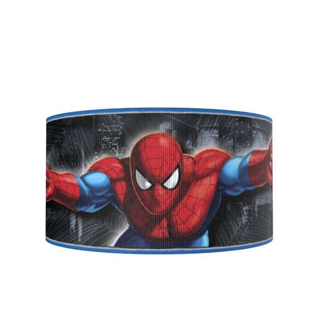 Spiderman Grosgrain Ribbon 16/22/38mm Wide - Sold per Metre Red/Blue