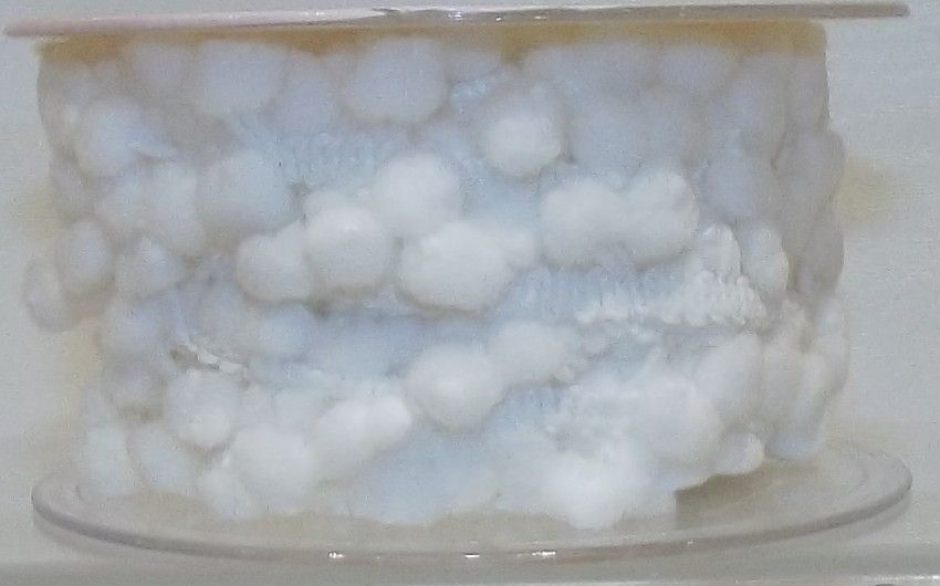Pom Pom Bobble Trim 15mm Wide - White