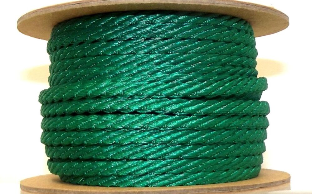Barley Twist Cord 5mm Wide Green