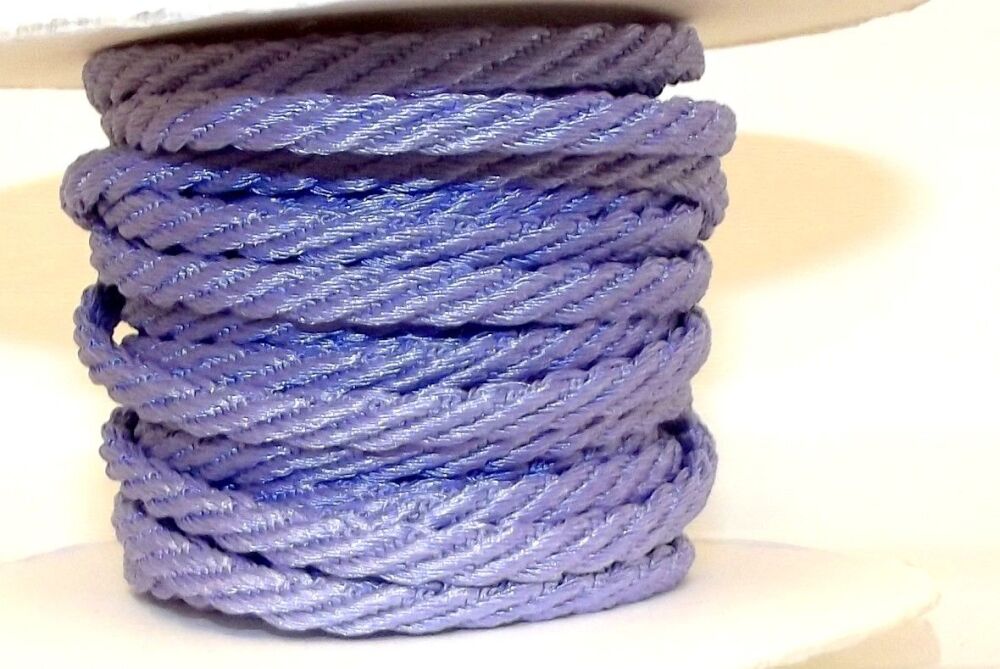 Barley Twist Cord 5mm Wide Light Orchid