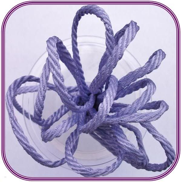 Barley Twist Cord 5mm Wide Light Orchid