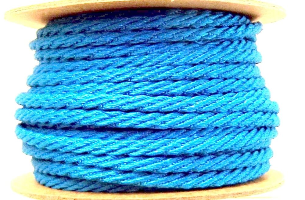 Barley Twist Cord 5mm Wide Malibu Blue