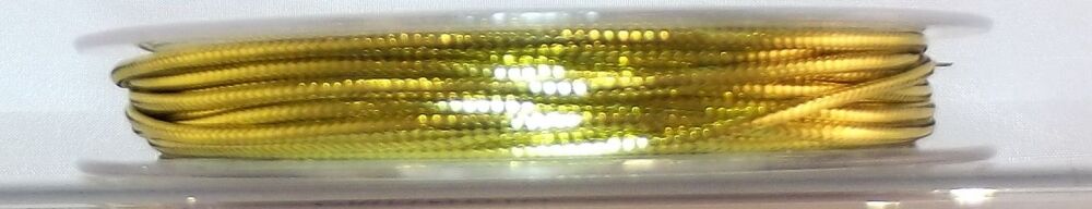 Metallic Cord 2mm Wide Gold