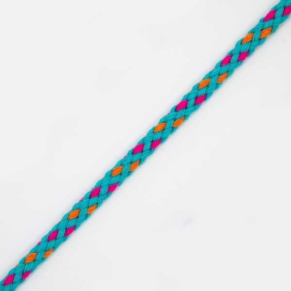 Woven Cord Drawstring 4mm Wide Kingfisher # 7