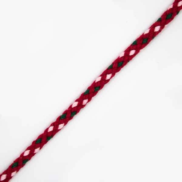Woven Cord Drawstring 4mm Wide Scarlet #10