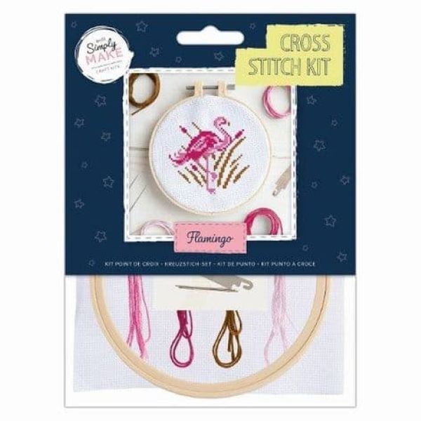 Cross Stitch Kit Simply Makes Docraft Flamingo