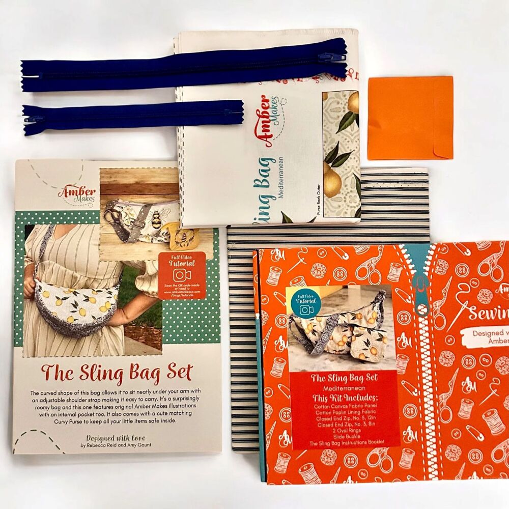 Amber Makes Sling Bag Set - Mediterranean Bag Set