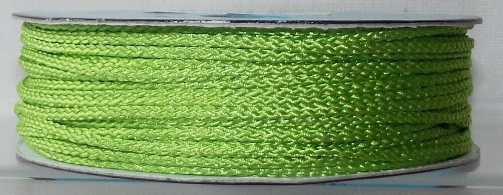 Twisted Rope Cord 3mm Polyester Trim Green