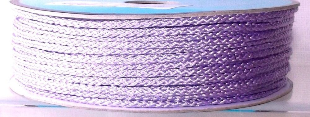 Twisted Rope Cord 3mm Polyester Trim Lilac
