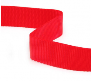 Polypropylene Webbing 20mm Red