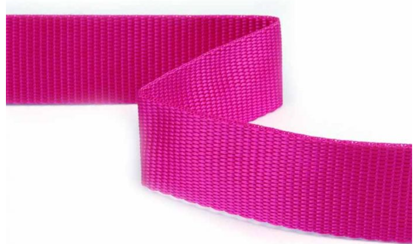 Polypropylene Webbing 25mm Fuchsia Pink