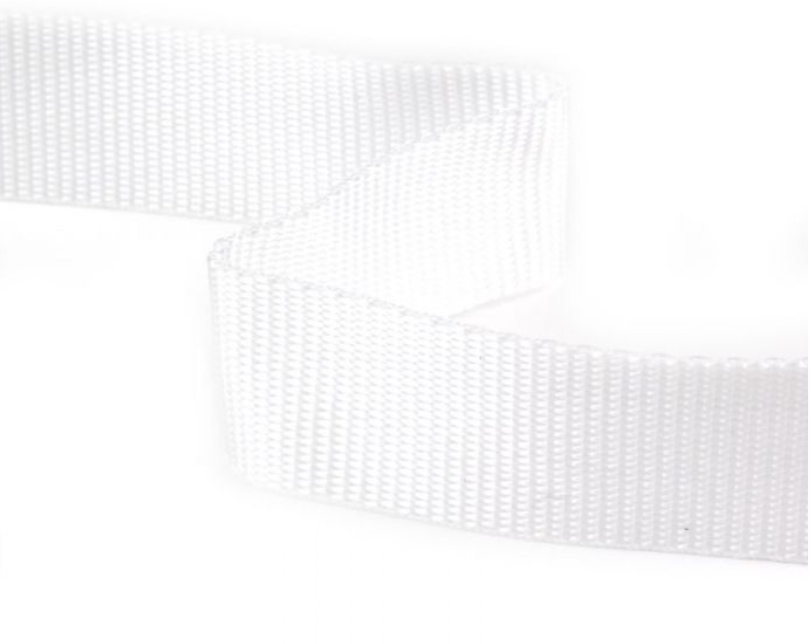 Polypropylene Webbing 25mm White