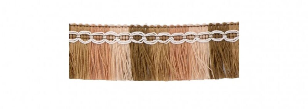 Tassel Fringe Edging 21mm Shades of Brown