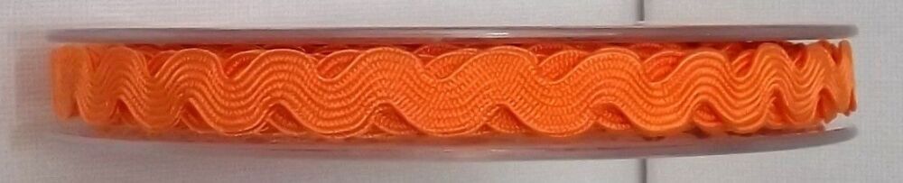 Ric Rac Ribbon Trim 6mm  Wide 2m Length Orange