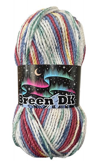 Cygnet Breen Fair Isle Type Double Knitting Yarn 100g Midnight Sun 3666