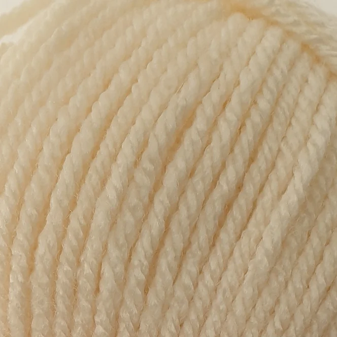 Kiddies Super Soft Chunky Yarn 100g Knitting Crochet Crafts Cream 2454
