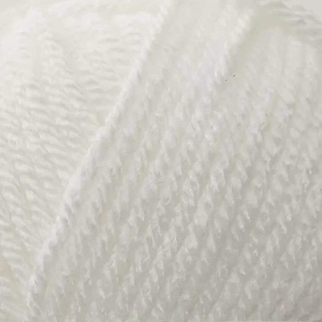 Kiddies Super Soft Chunky Yarn 100g Knitting Crochet Crafts White 2080