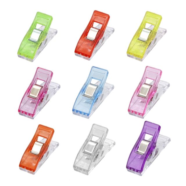 Fabric Clips Medium or Large - Pack of 10