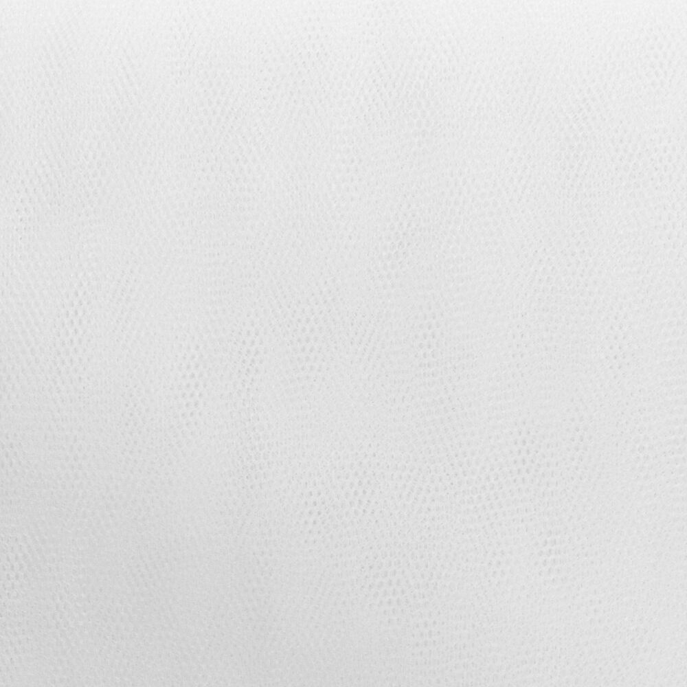 Dress Net Craft Fabric 150cm Wide 100% Polyester White #001