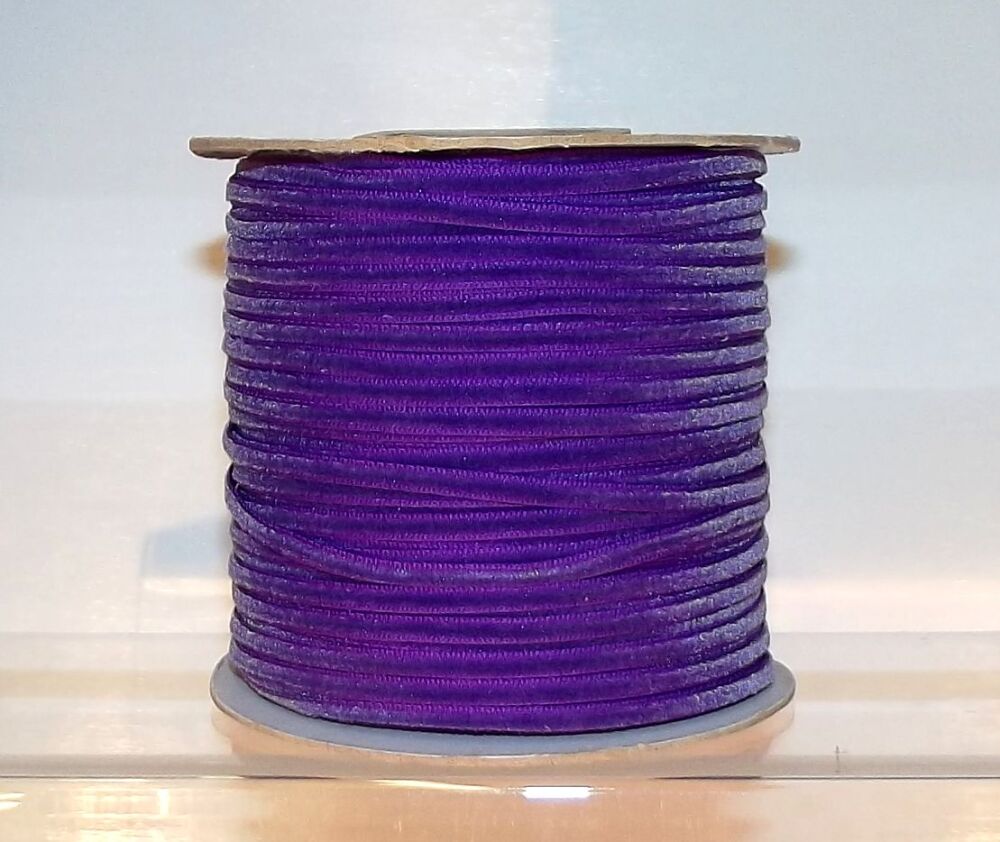Velvet Ribbon 3mm Wide 3m Length - Purple