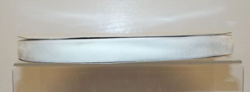 Velvet Ribbon 15mm Wide Sold per Metre - White